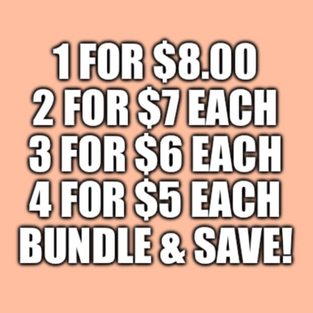 BUNDLE & SAVE!